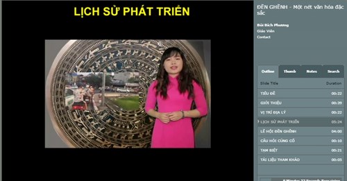 Trường Tiểu học Ái Mộ B thành công trong cuộc thi Thiết kế bài giảng E - learning với chủ đề  Dư địa chí Việt Nam 
